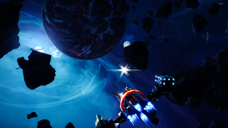 Space is all sorts of peaceful when you aren’t being shot at.